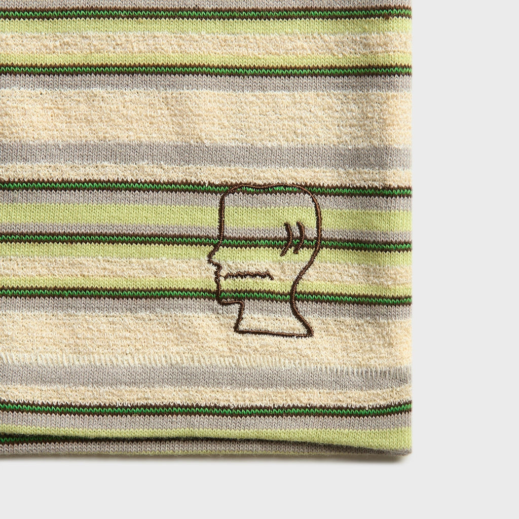 Brain Dead Looped Stripe Tee - Green / Multi