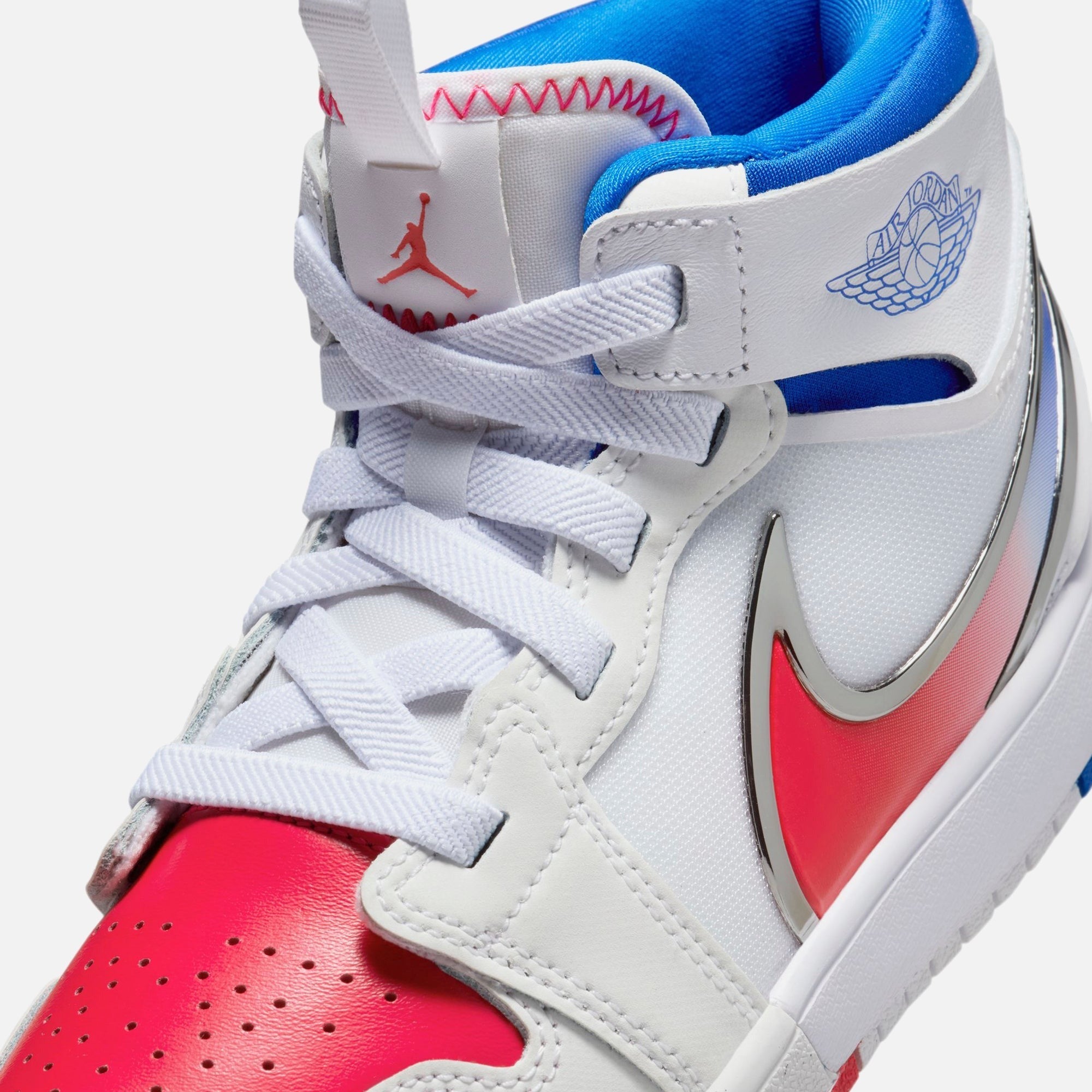 Jordan PS Jordan 1 Mid RM Easyon White / Siren Red / Racer Blue