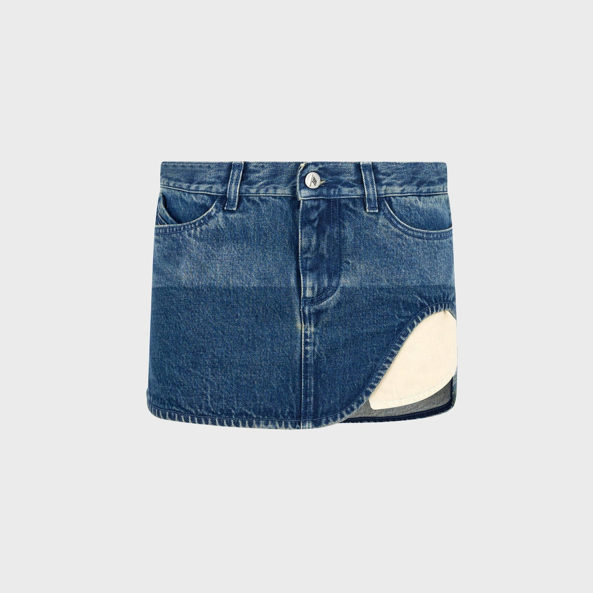 The Attico Mini Skirt - Deep Blue