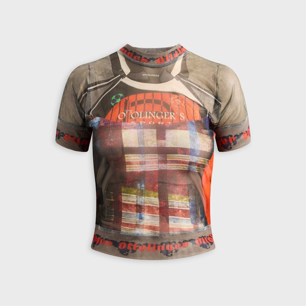 Ottolinger Mesh Otto Tee - Racing Plaid