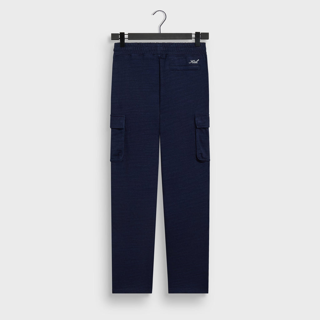 Kith Indigo Fleece Bryson Cargo Sweatpant - Raw Indigo