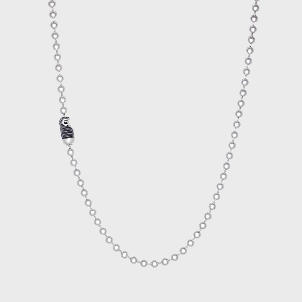 GOOD ART HLYWD 2A Goosebumps Poplock Necklace - Silver