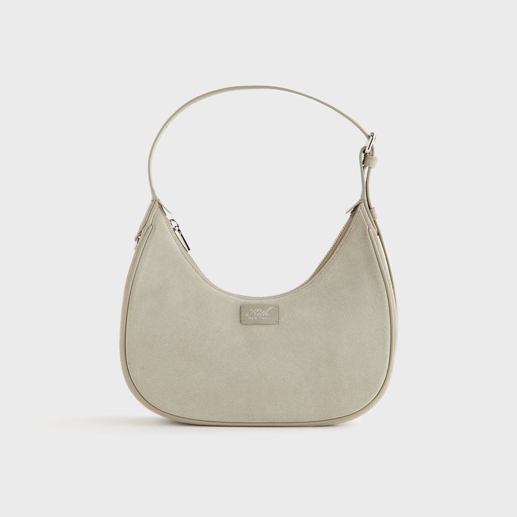 Kith Women Imana Suede Mix Crescent Shoulder Bag - Sandy Taupe