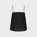 St. Agni Silk Glass Bead Cami - Black
