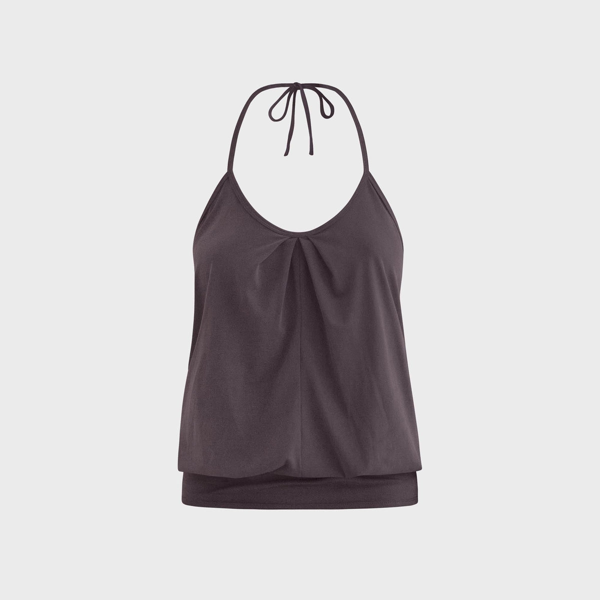 Belle Anna Coin Top - Warm Brown