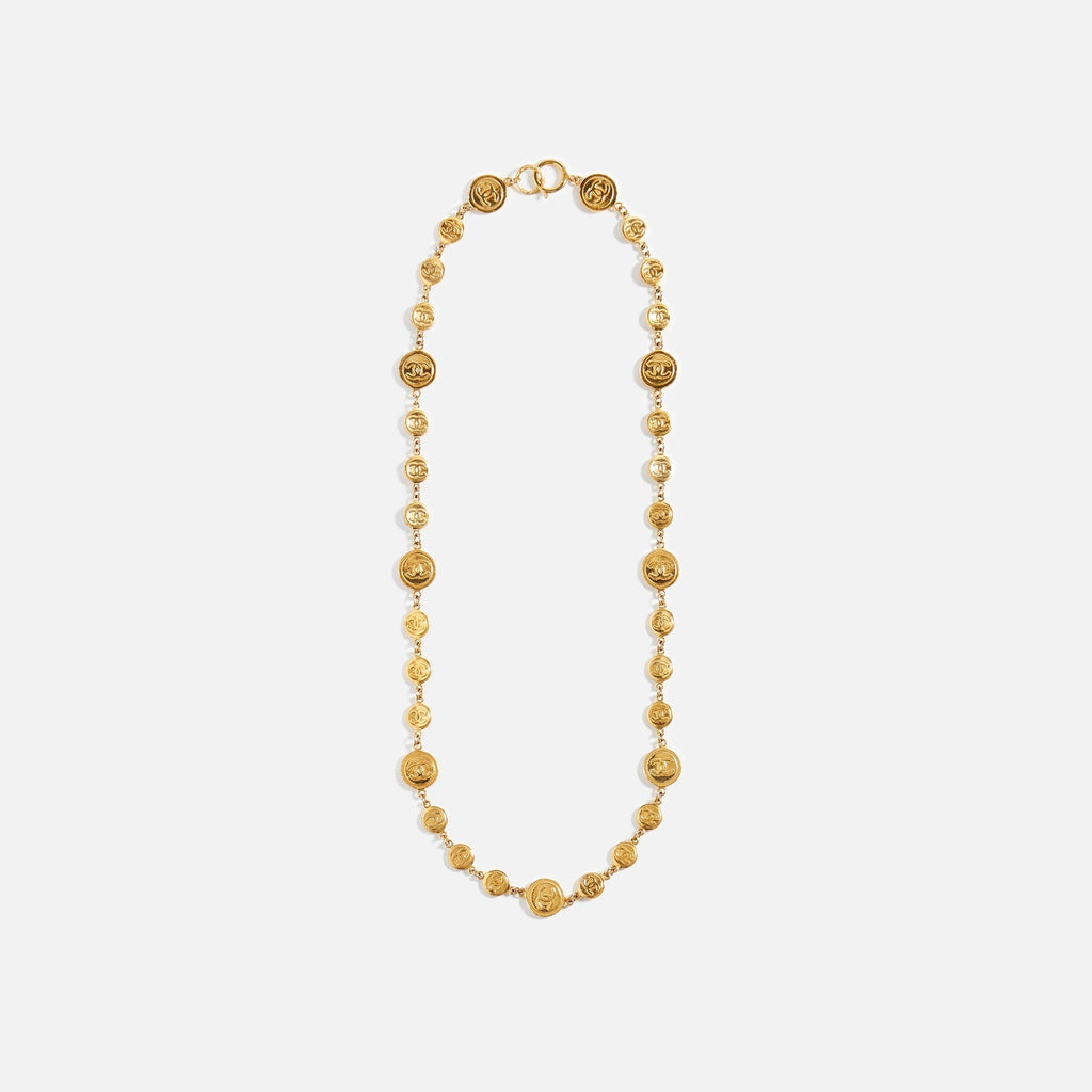 WGACA x Chanel Small Coins Necklace - Gold