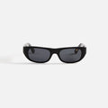 Vintage Frames Bowery Black Acetate - Purple