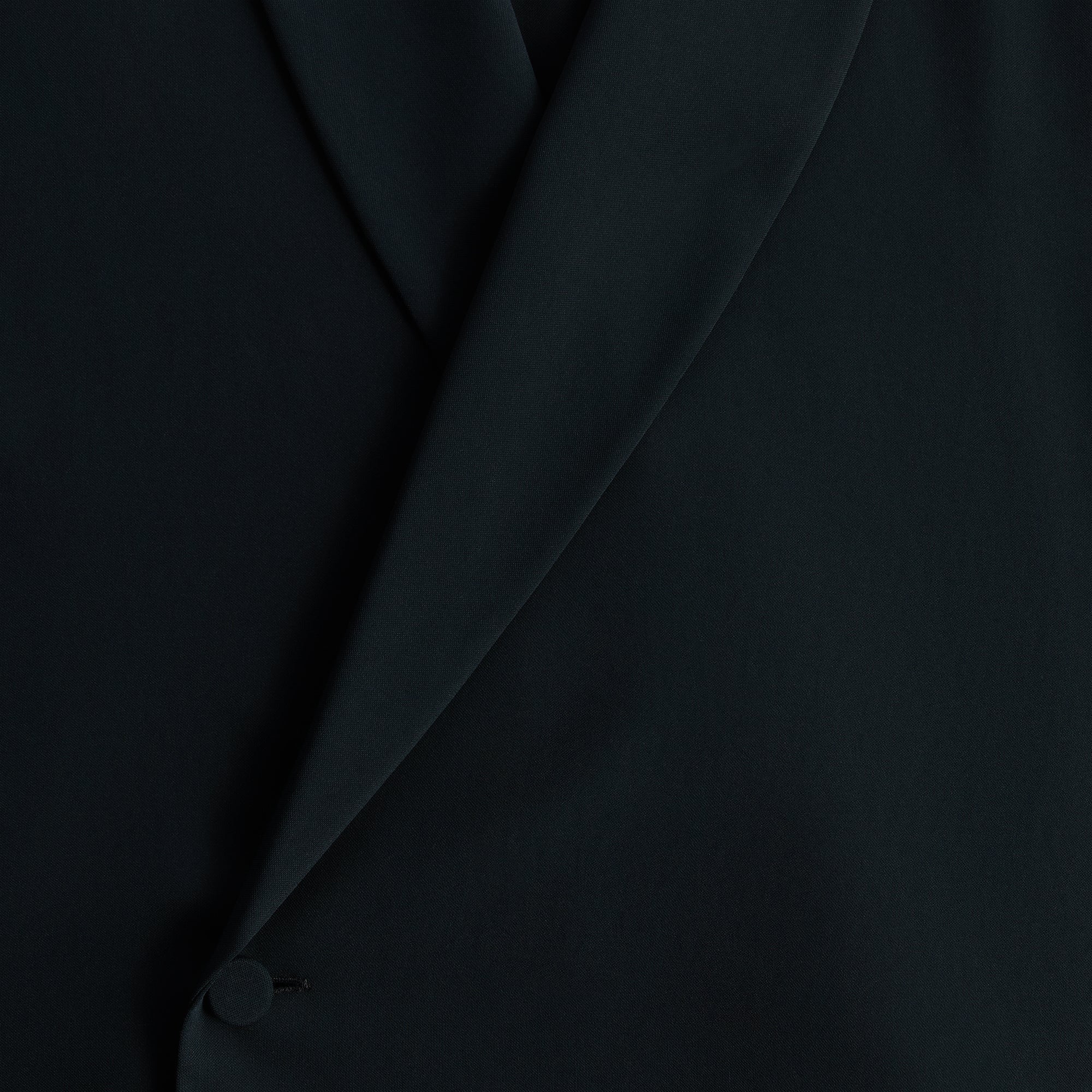 Kith Double Crepe Long Sleeve Thompson Crossover Shirt - Black