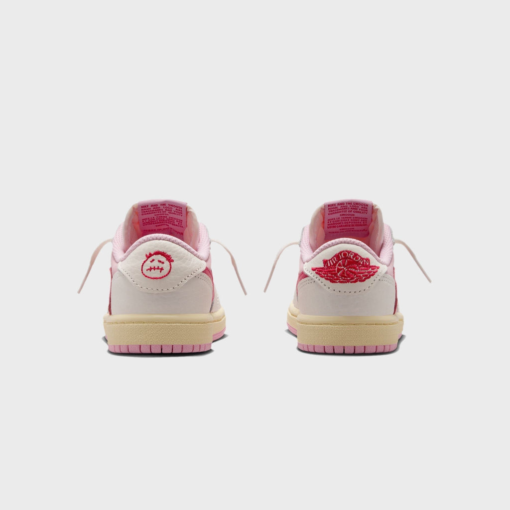 Jordan x Travis Scott PS Jordan 1 Retro Low OG - Sail / Tropical Pink / Shy Pink / Muslin