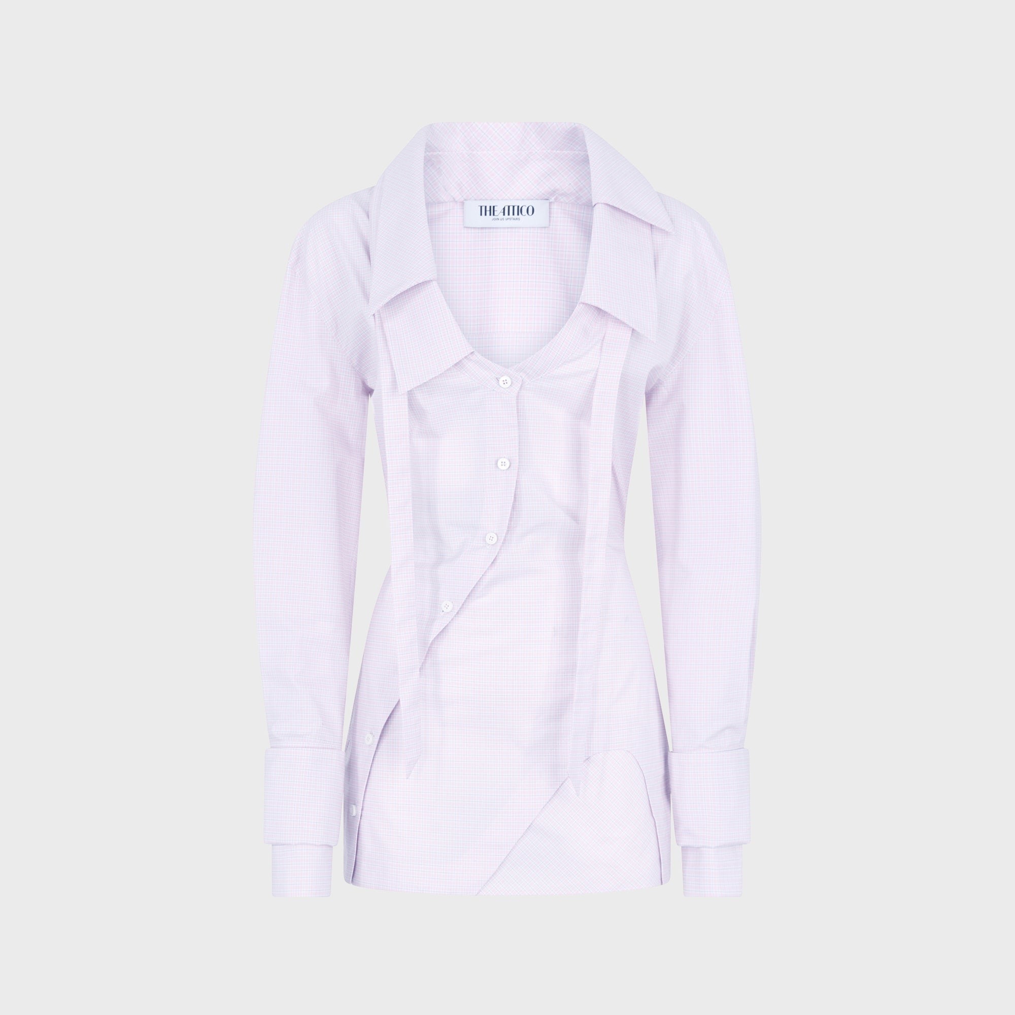 The Attico Mini Dress - White / Pink