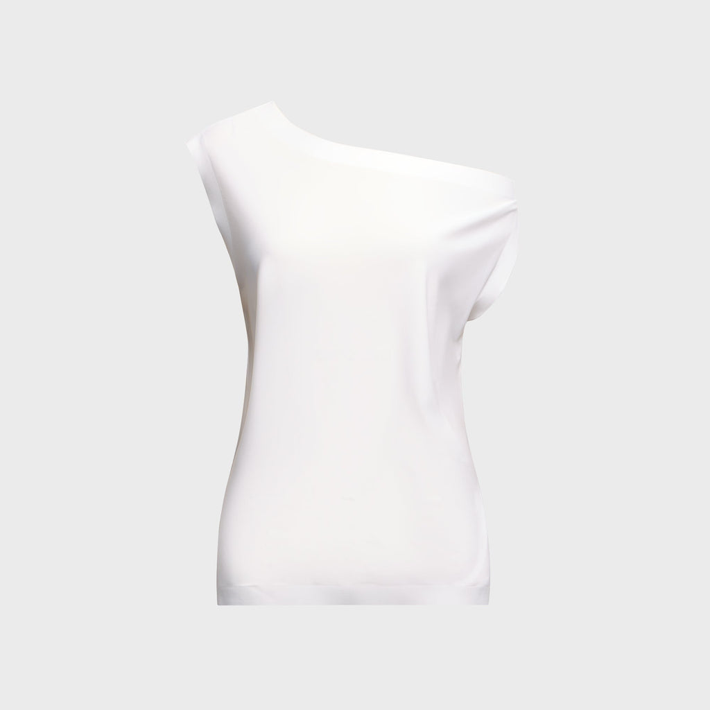 Norma Kamali Drop Shoulder Top - Snow White