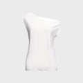 Norma Kamali Drop Shoulder Top - Snow White