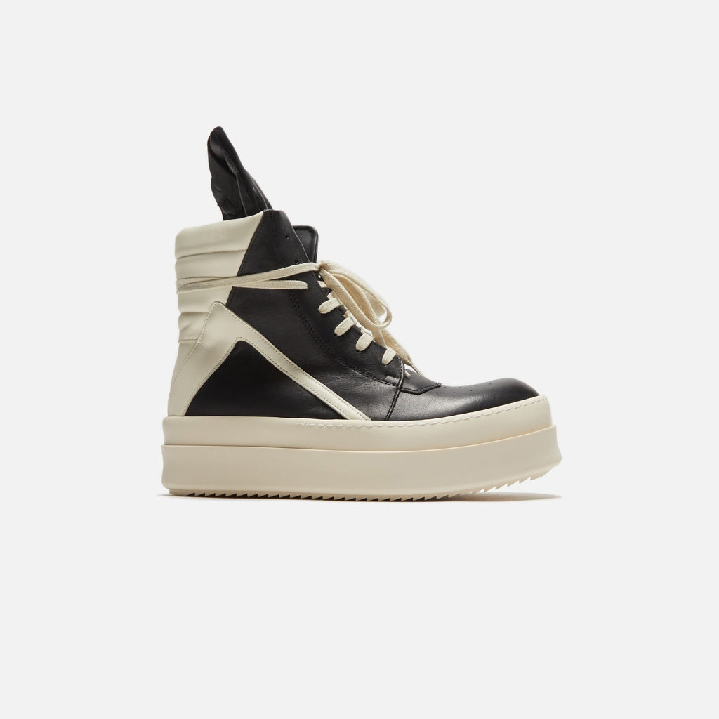 Rick Owens Mega Bumper Geobasket - Black / Milk