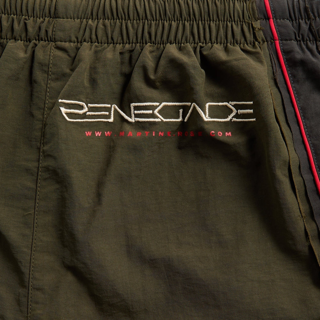 Martine Rose Layered Track Pant - Green / Dark Green