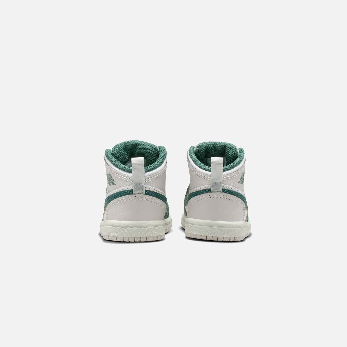 Jordan TD Air Jordan 1 Mid SE - White / Oxidized Green / Sail / Neutral Grey