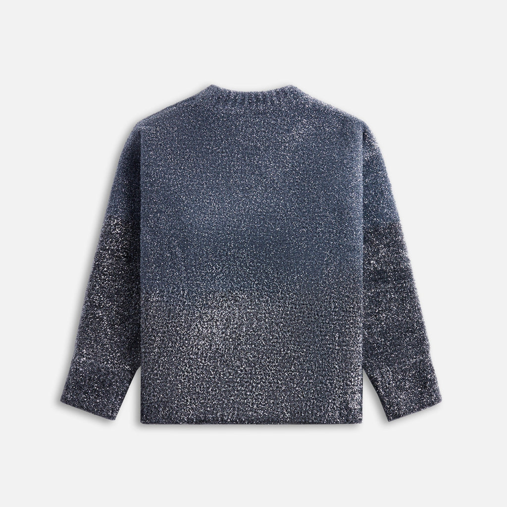 ERL Glitter Skull Pullover Knit - Silver