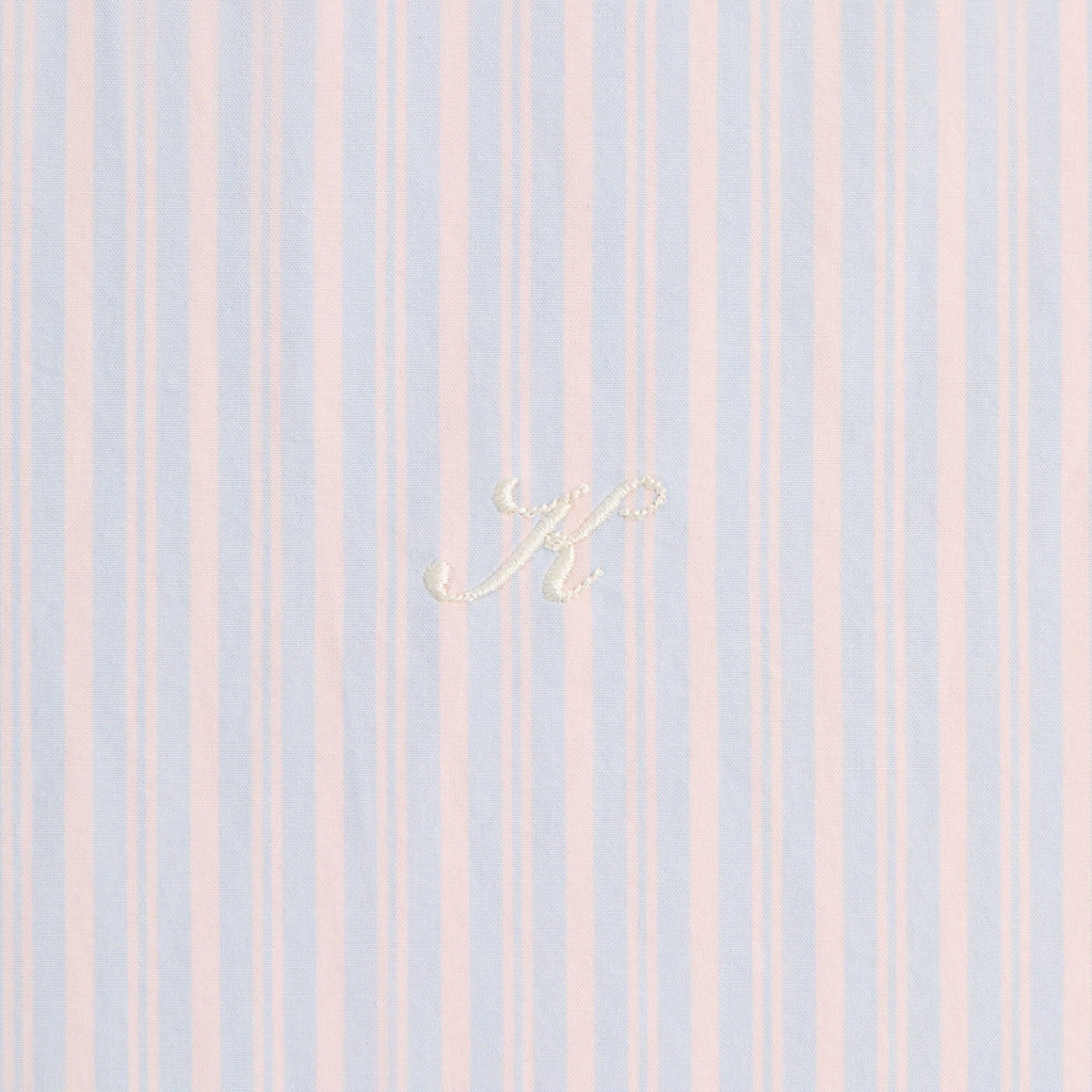 Kith Striped Poplin Georgie Shirt - Hydrangea