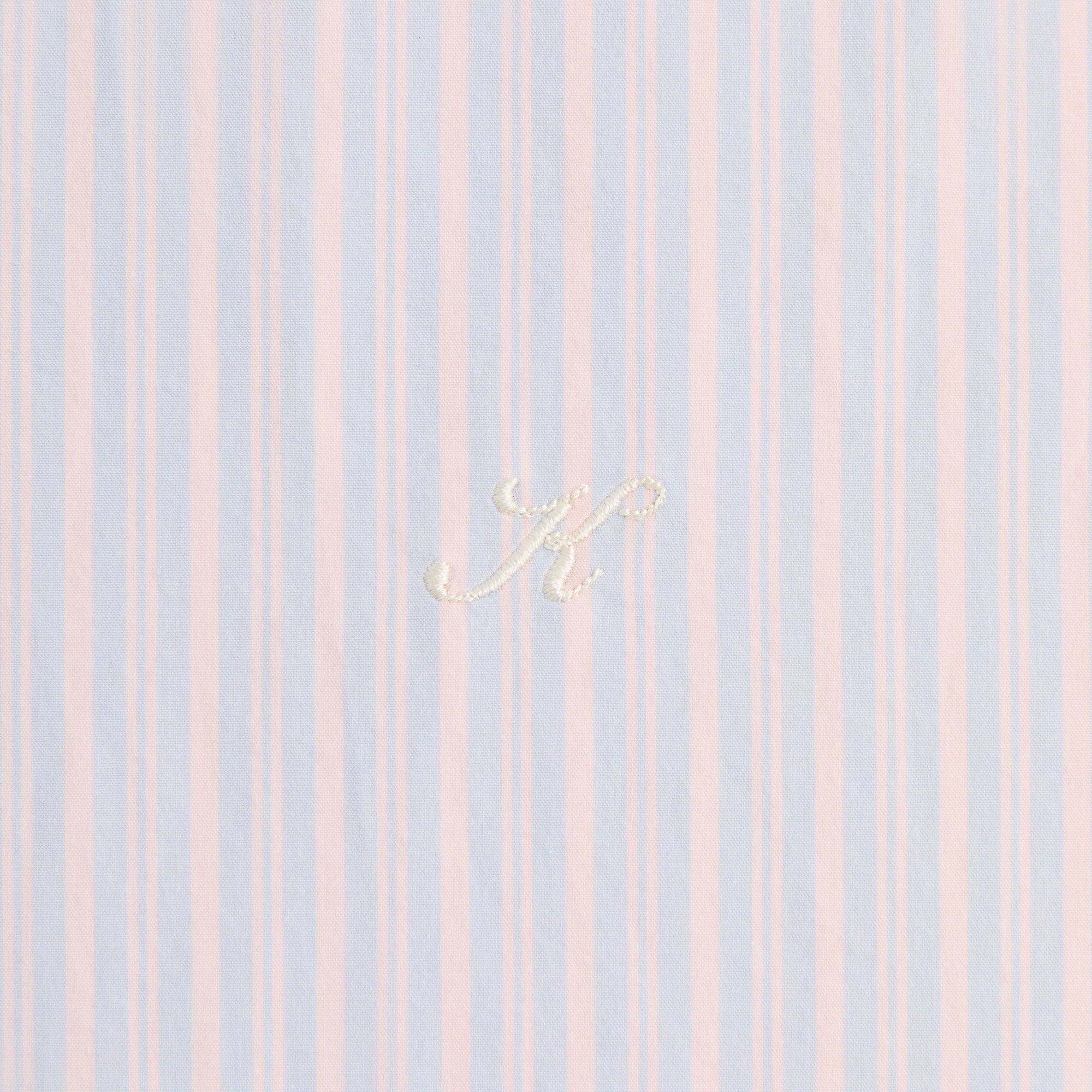 Kith Striped Poplin Georgie Shirt - Hydrangea