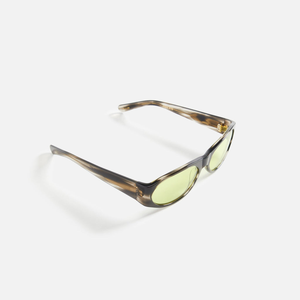 Flatlist Eddie Kyu - Grey Havana / Solid Neon Lens