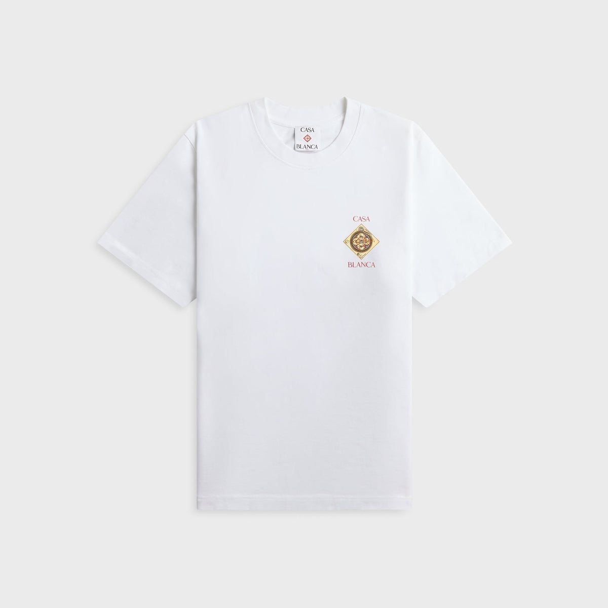 Casablanca Plafond Orne De Musique Short Sleeve Tee - White