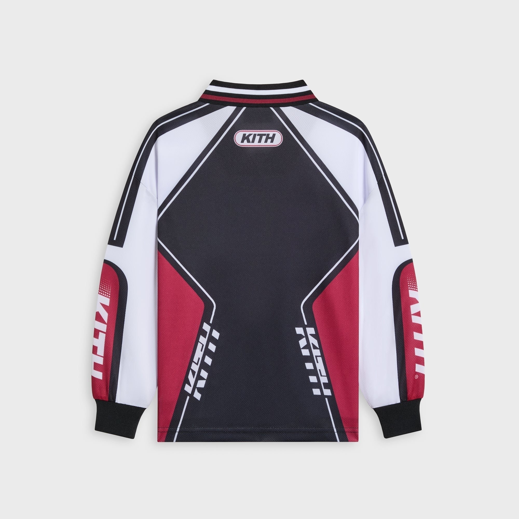 Kith Kids Moto Mesh Long Sleeve Donovan Tee - Black - PH