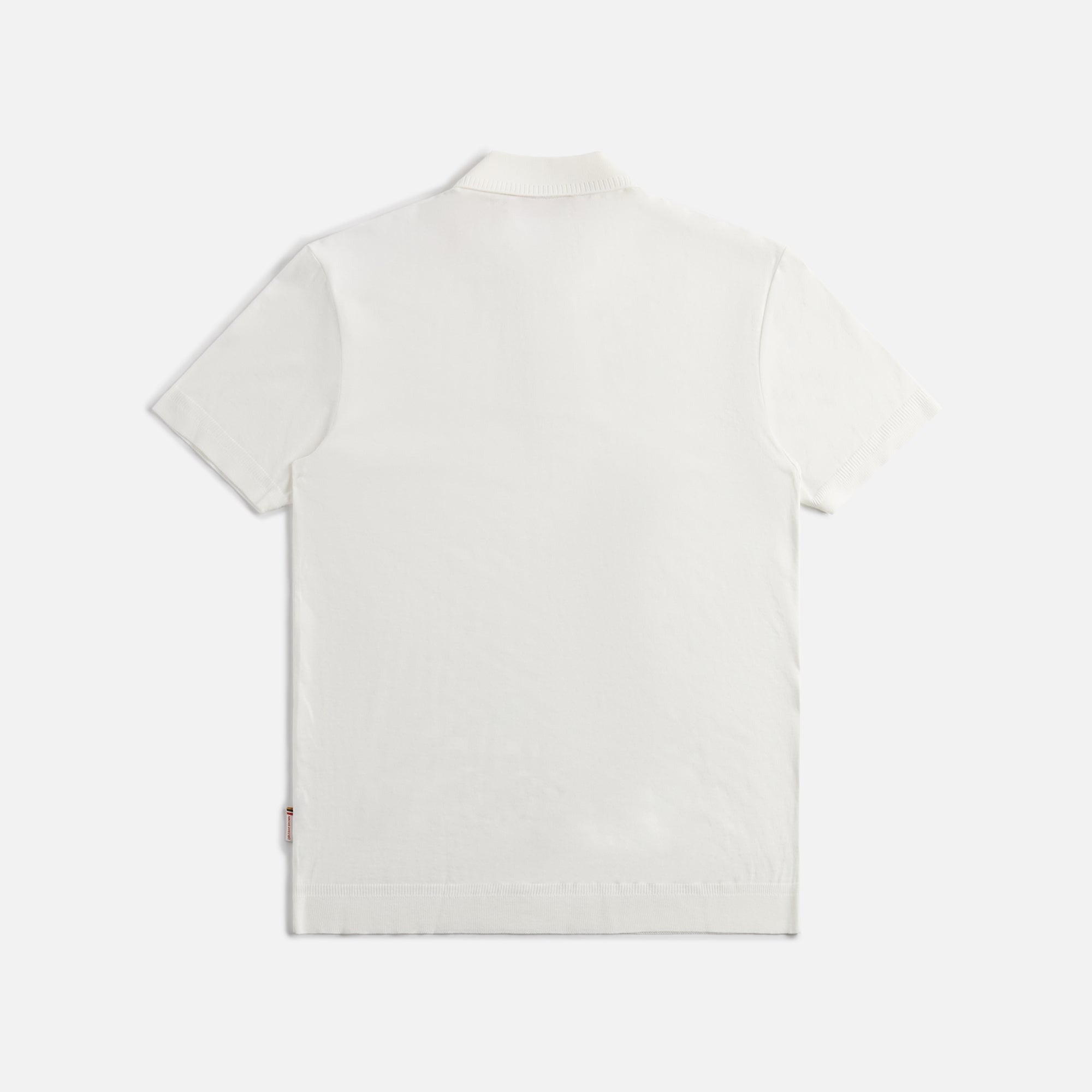 Orlebar Brown Jarrett Jacquard Knitted Rib Shirt - White