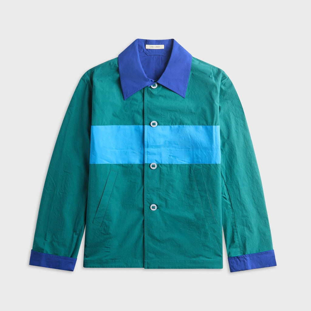Craig Green Reversible Worker Jacket - Green / Blue