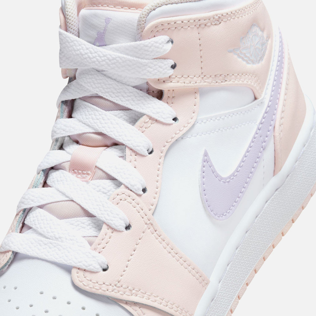Jordan GS Air Jordan 1 - Pink Wash / White / Violet Frost