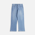 Auralee Selvedge Faded Light Denim Pants - Light Indigo