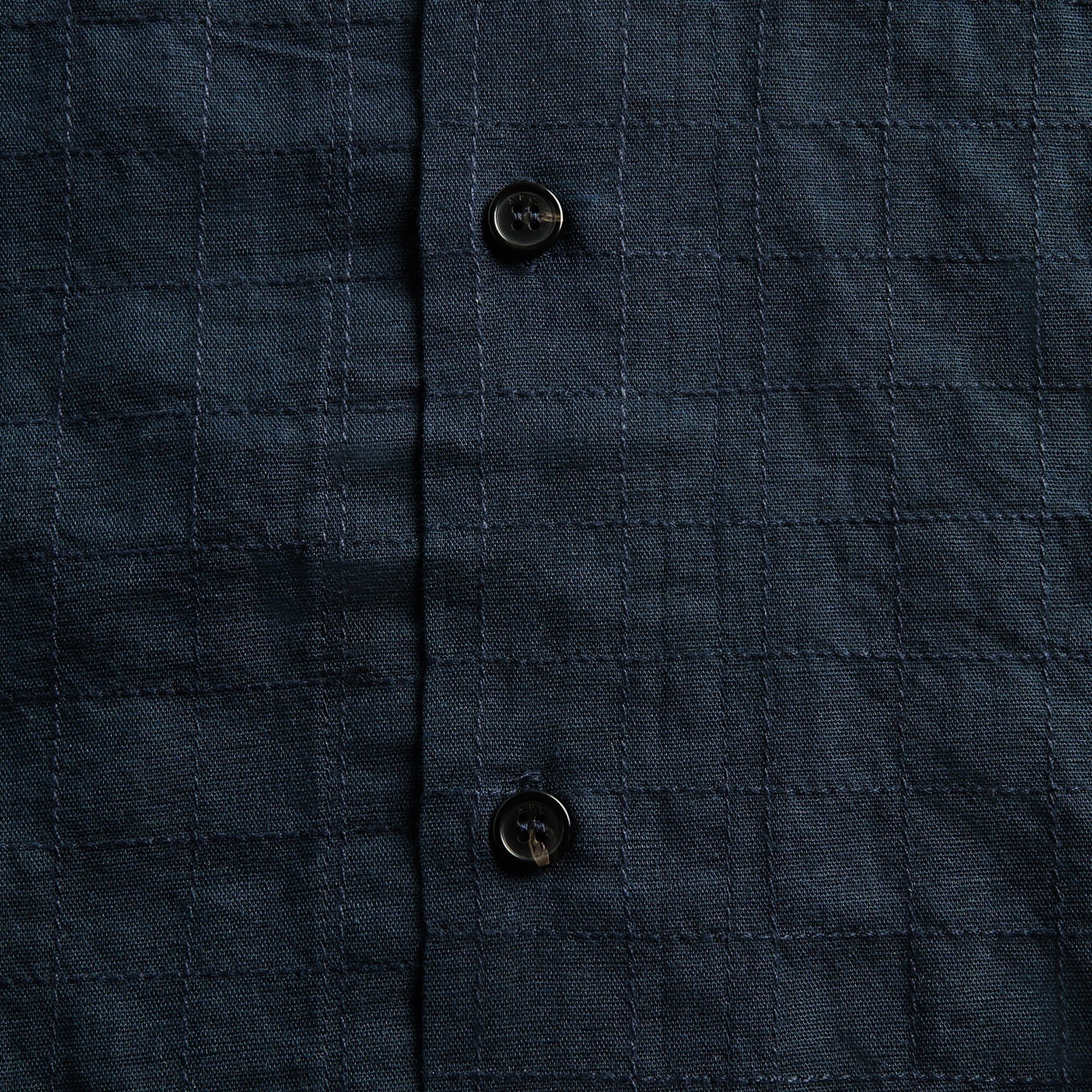 A.P.C. Chemise Patchwork Shirt - Indigo Blue