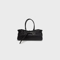 MARGESHERWOOD Soft Grandma Shoulder Bag - Black Pull Up