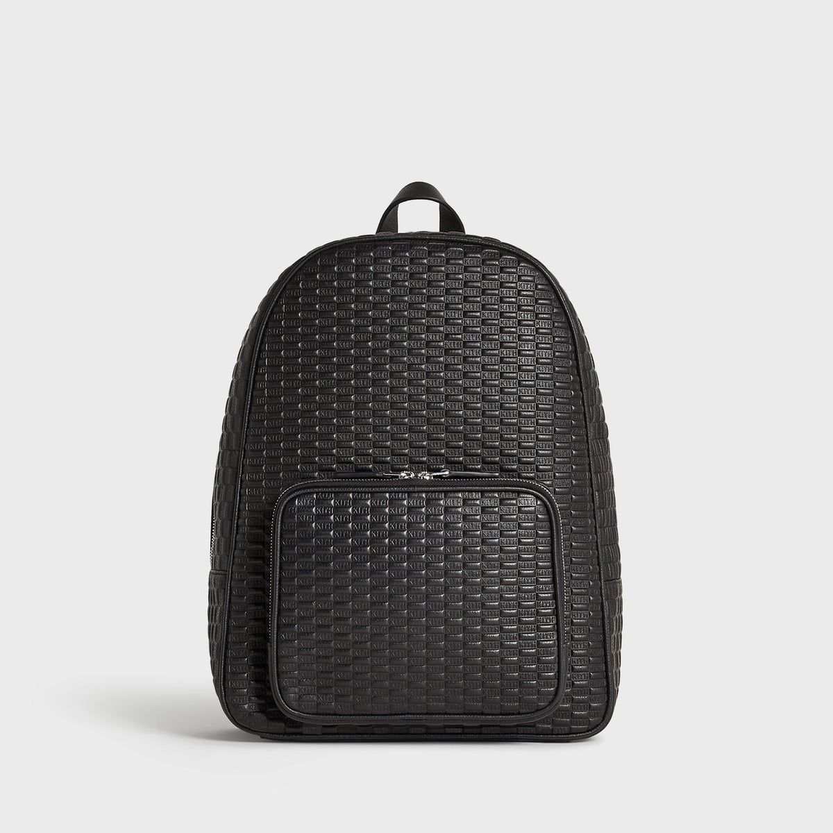 Kith Monogram Tumbled Leather Backpack - Black
