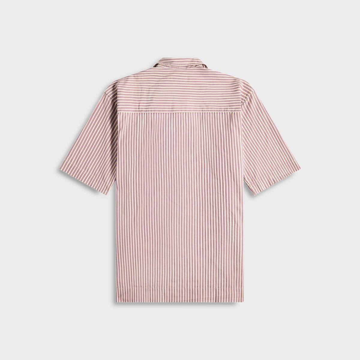 Tekla Poplin Short Sleeve Pyjamas Shirt - Skipper Stripes