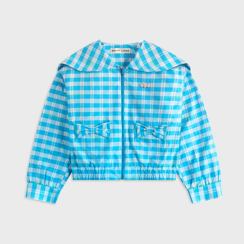 Sandy Liang Farro Jacket - Blue / Multi