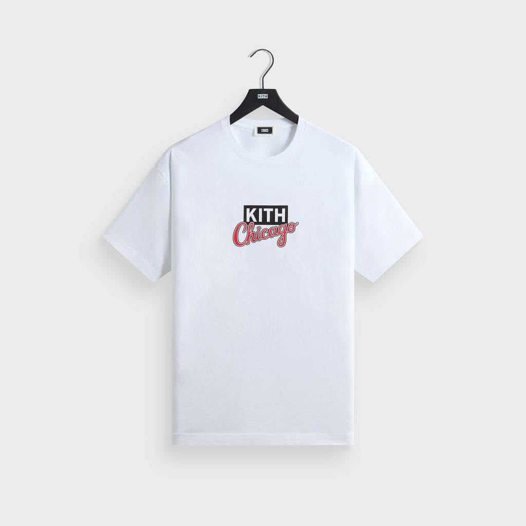 Kith Chicago Classic Logo Tee - White