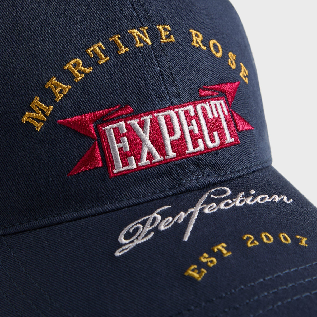 Martine Rose Roll Back Cap - Blue / Navy