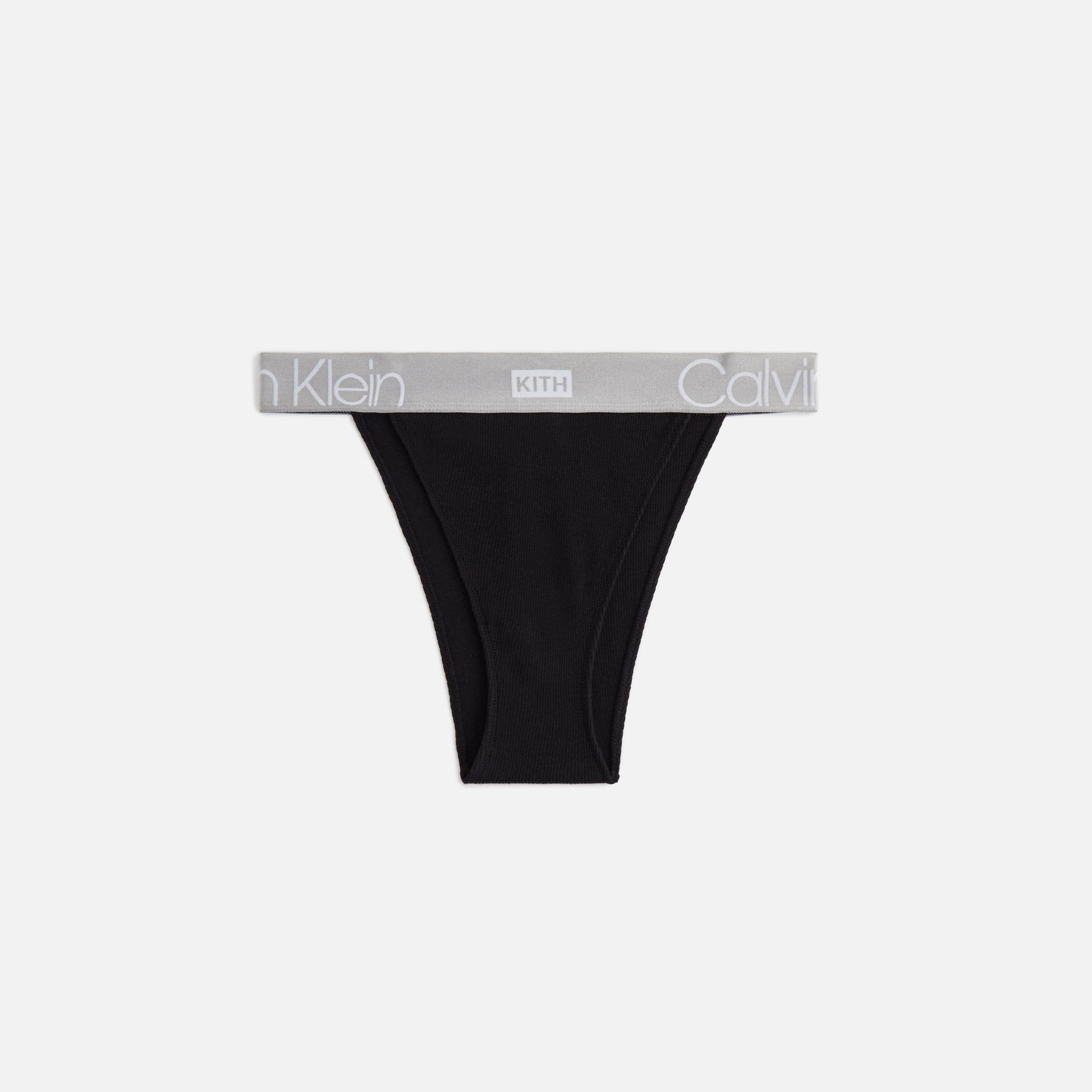Kith Women for Calvin Klein Seasonal High Leg Tanga - Black