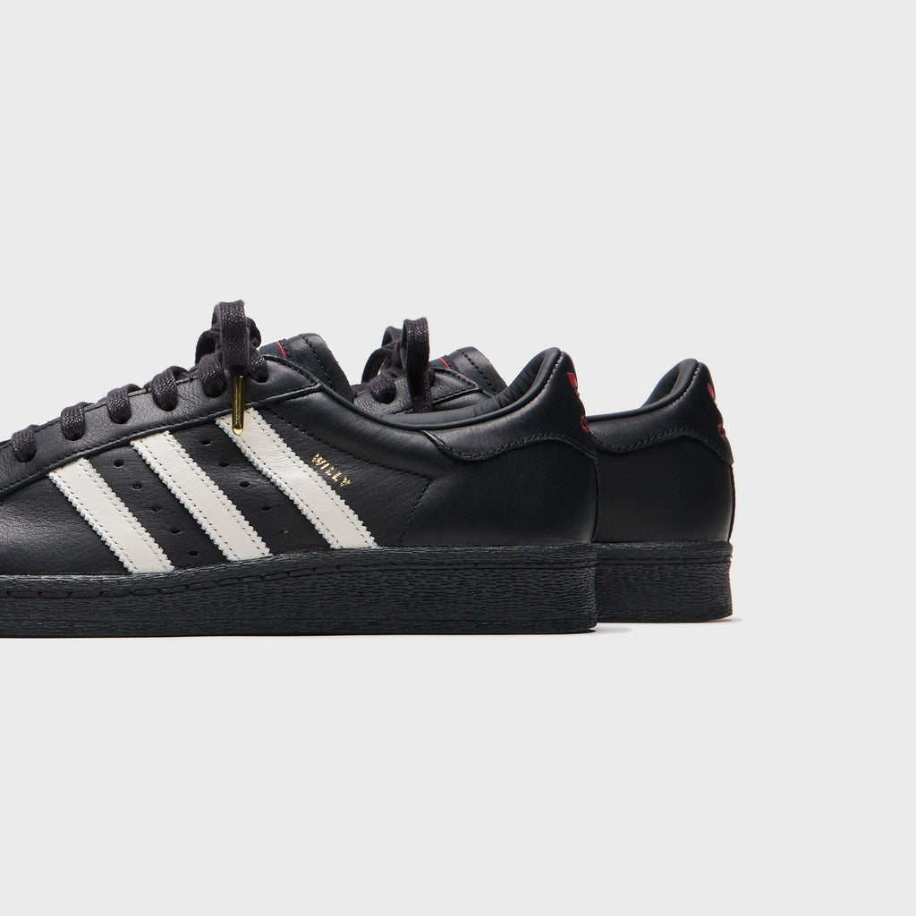 adidas x Willy Chavarria Superstar - Core Black / Off White / Red