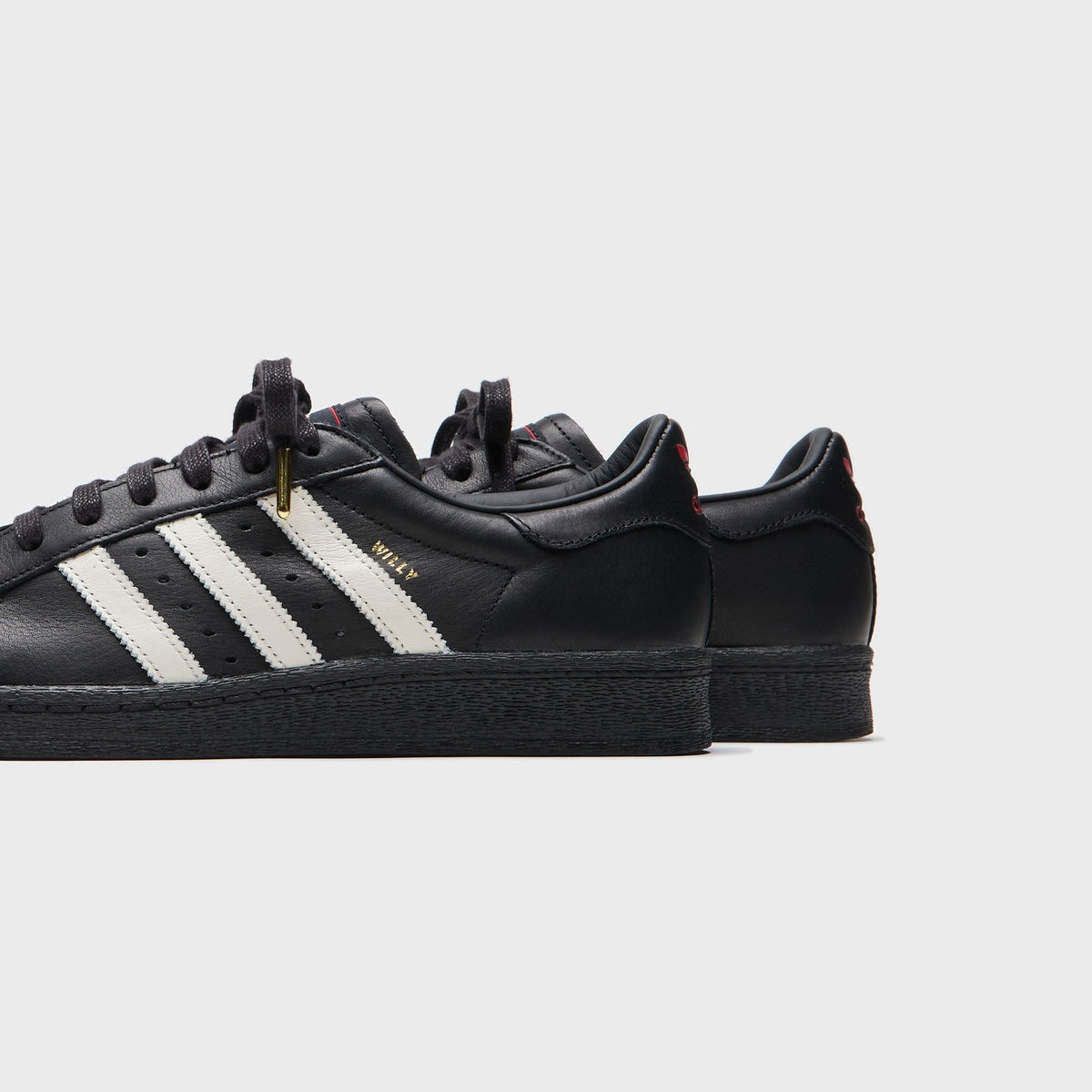 adidas x Willy Chavarria Superstar - Core Black / Off White / Red