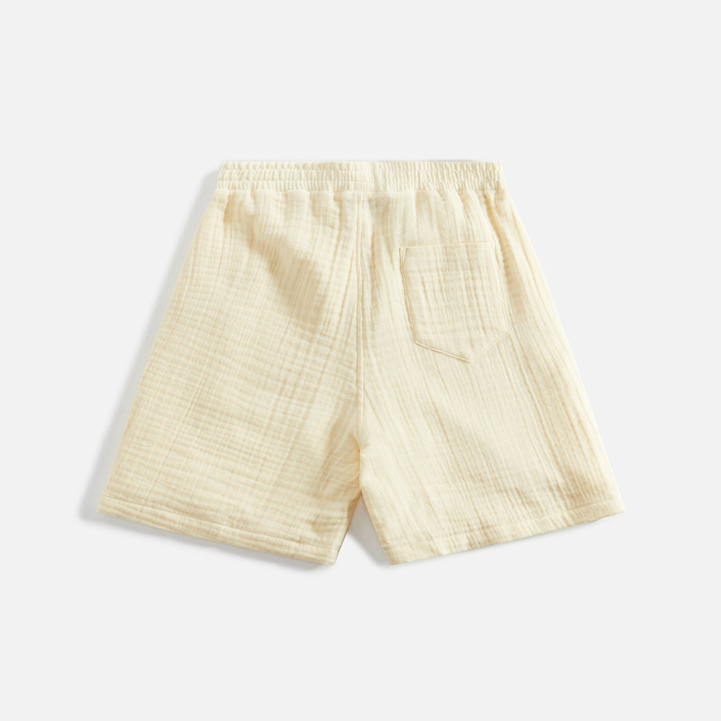 Daily Paper Enzi Seersucker Short - Icing Yellow