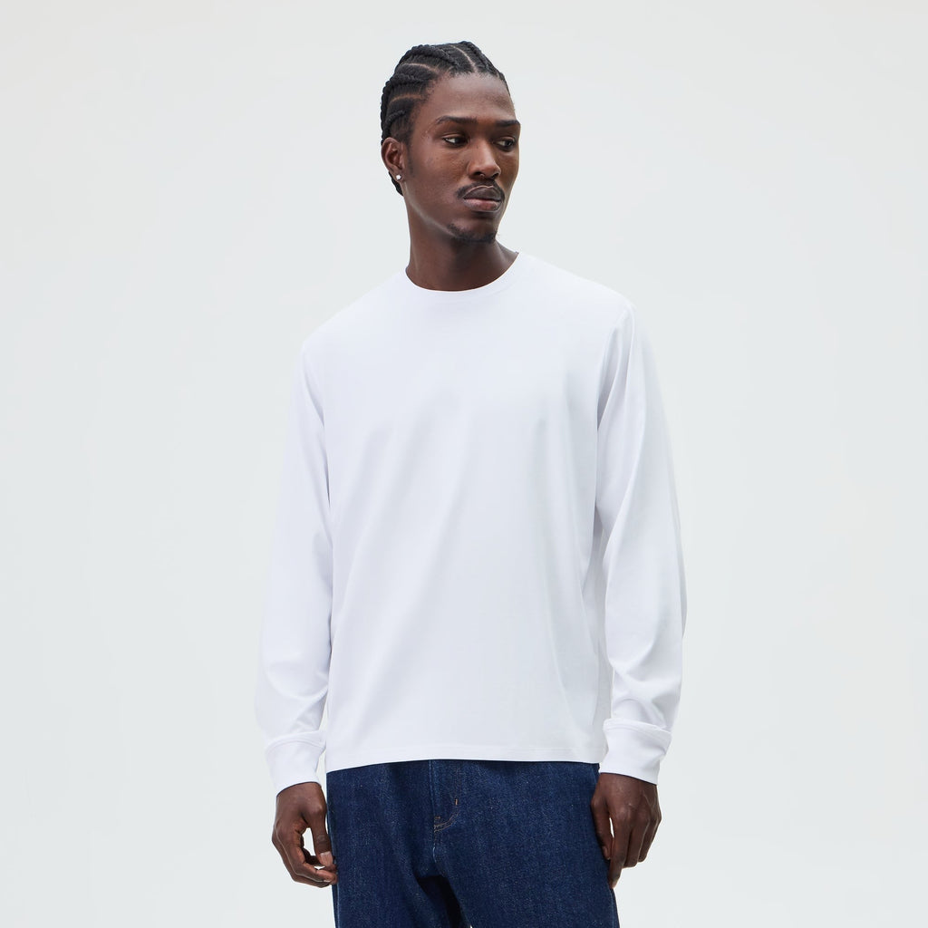 &Kin Long Sleeve Darin Tee - White