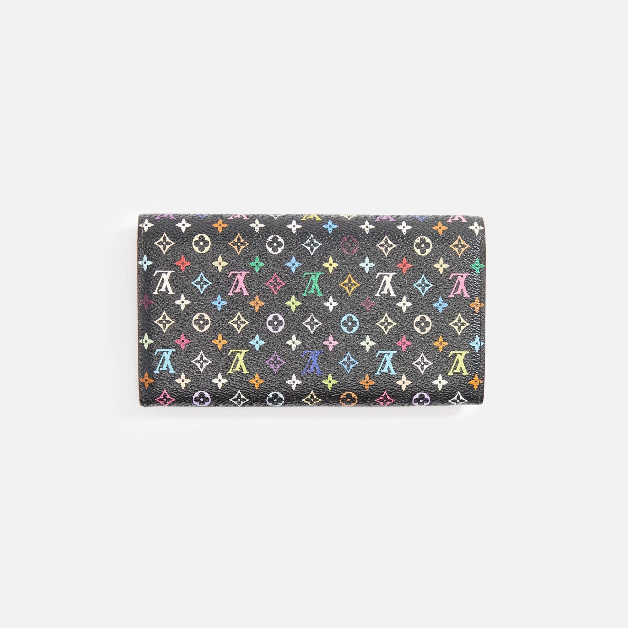 WGACA Louis Vuitton Sarah Wallet - Black / Multi