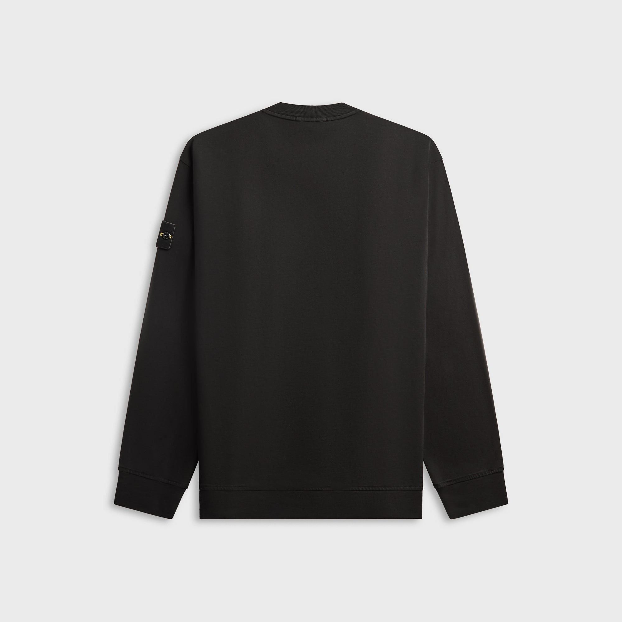 Stone Island Heavy Organic Cotton Crewneck Sweatshirt - Black