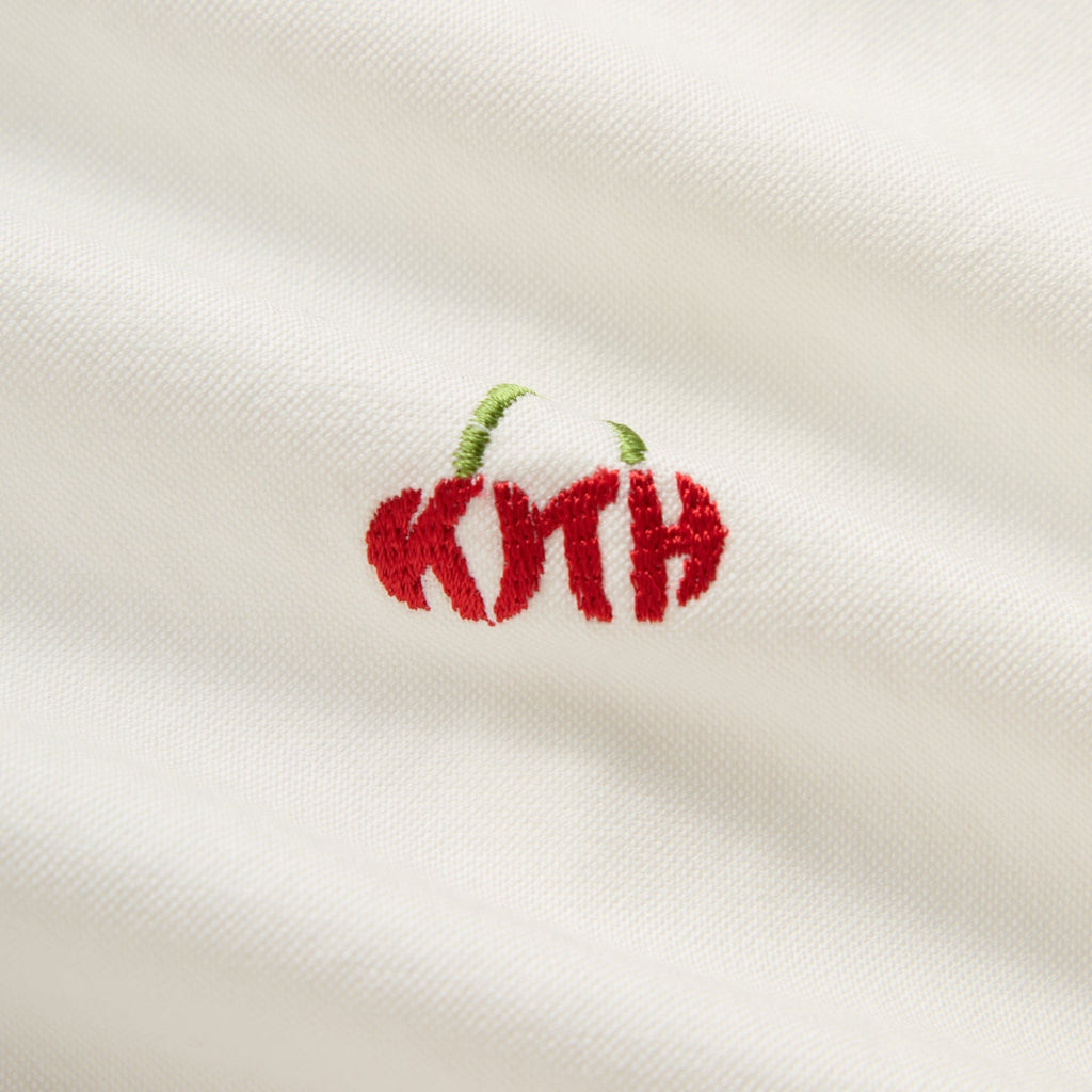 Kith Embroidered Cherry Oxford Cotton Harvey Shirt - Sandrift