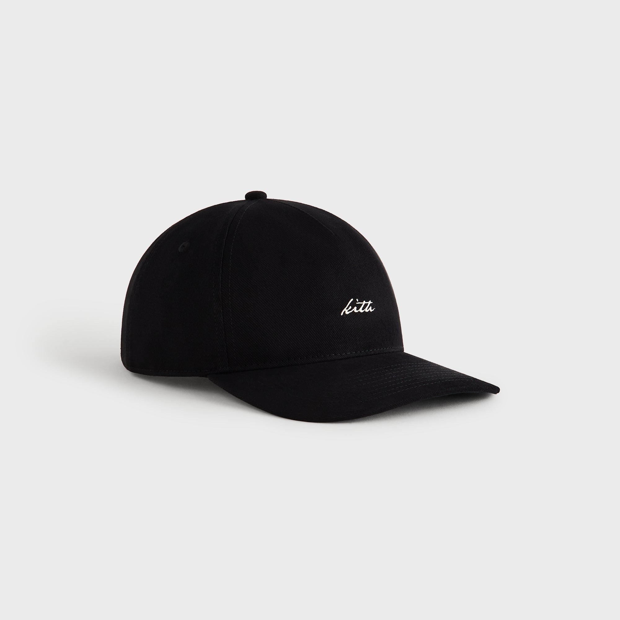 Kith Autograph Brushed Twill Bay Low Pinch Crown Cap - Black