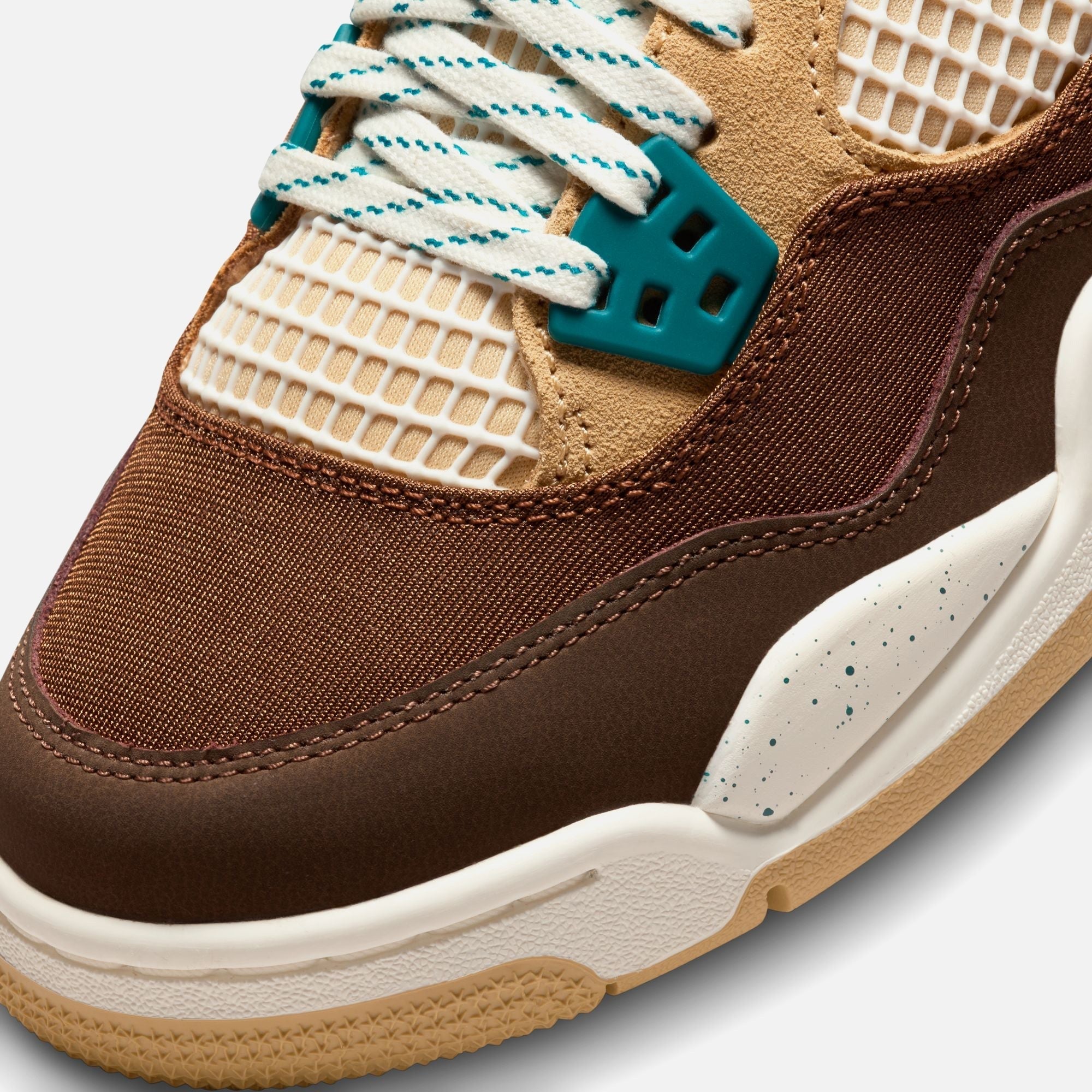 Nike GS Air Jordan 4 Retro - Cacao Wow / Geode Teal / Ale Brown