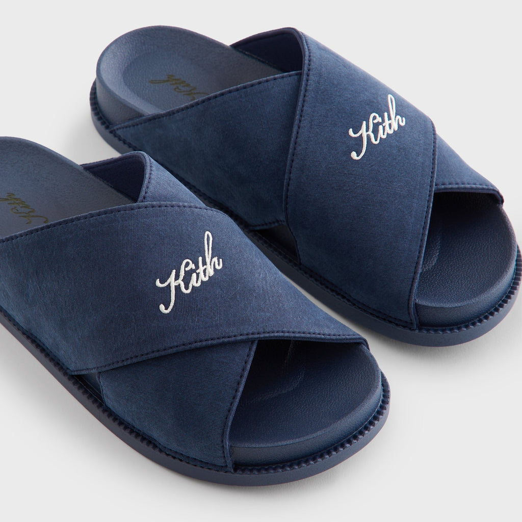 Kith Women Criss Cross Slides - Nocturnal