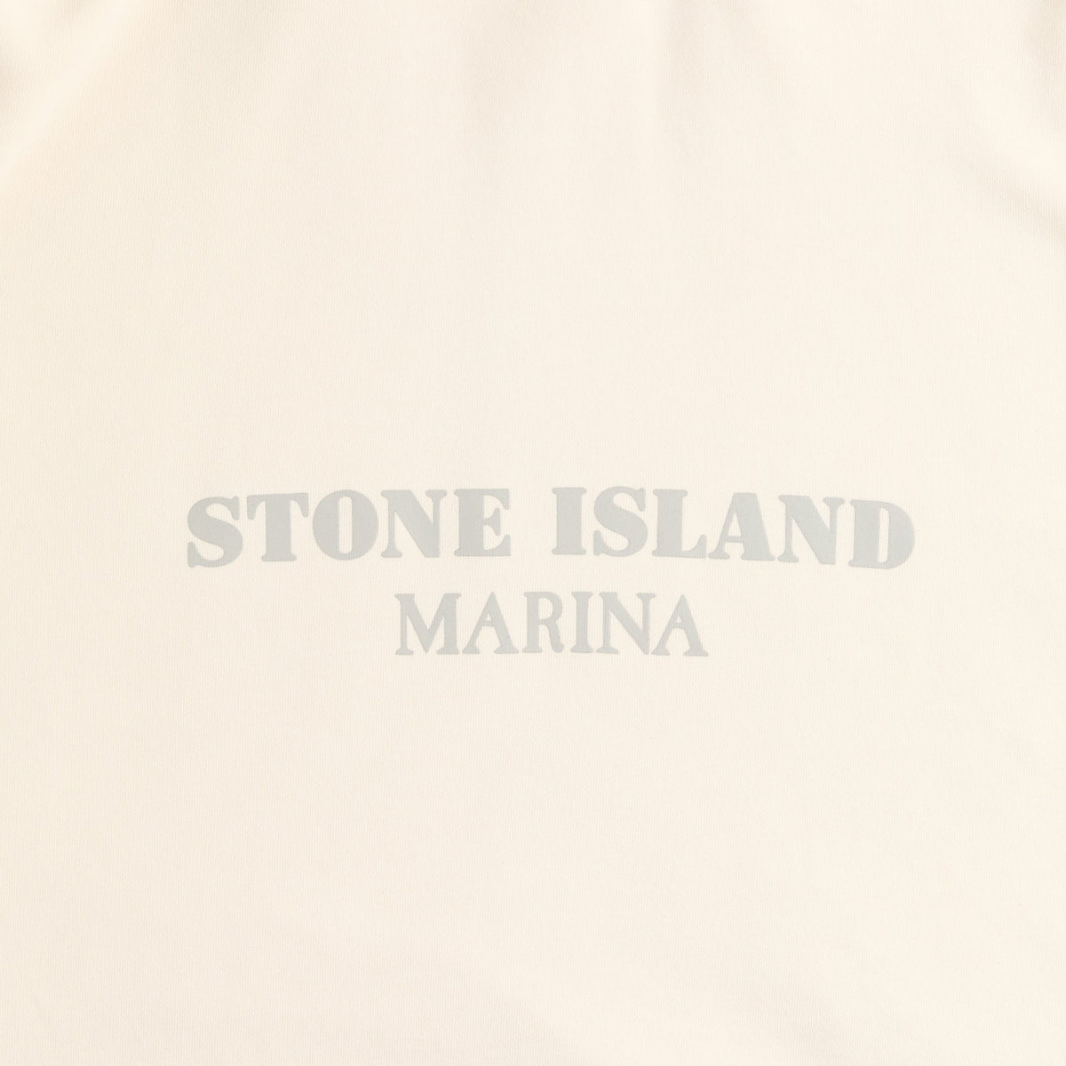 Stone Island Marina Cotton Fleece Hooded Sweatshirt - Ivory