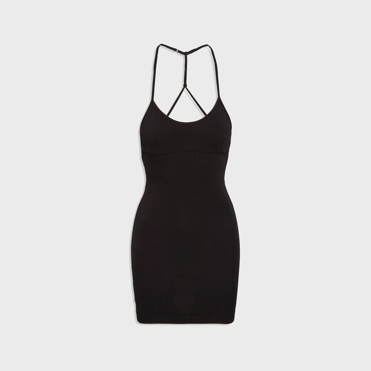 Frankies Bikinis x Jennie Carla Cottom Jersey Mini Dress - Black