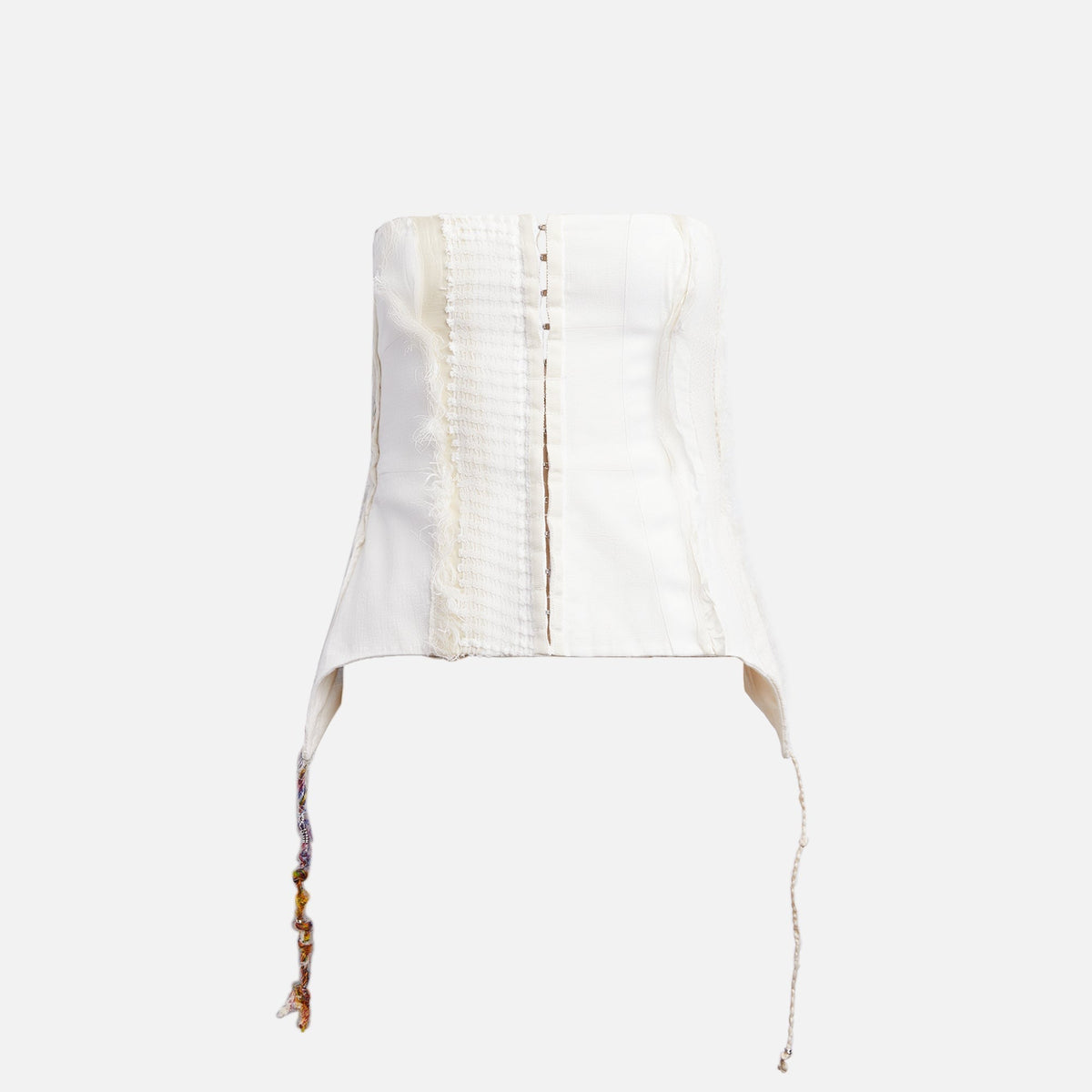 Hyein Seo Patchwork Bustier - Ivory